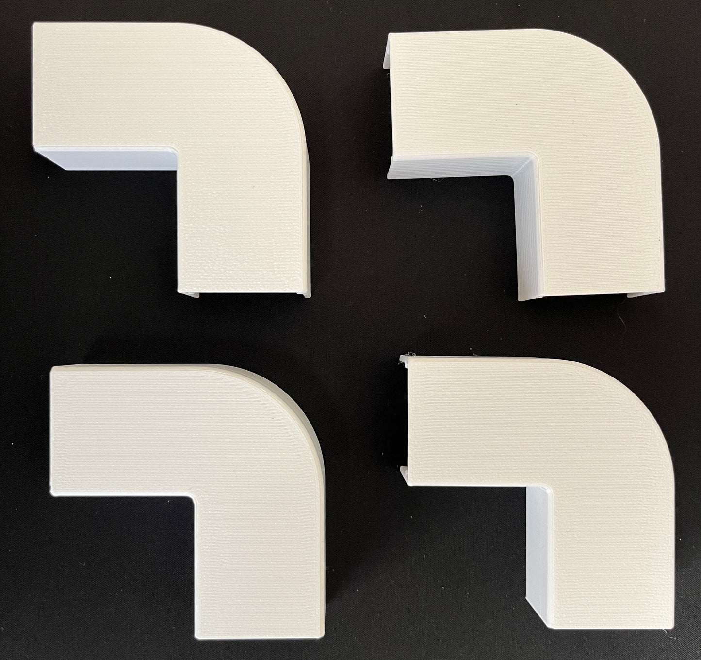 Flat 90 Permtrack Corner Fitting (4 Pack)