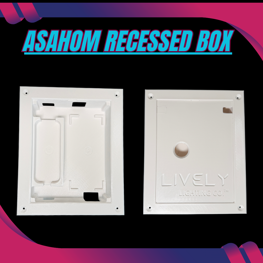 Recessed Power Supply Box For ASAHOM PRO Permanent Outdoor Lights