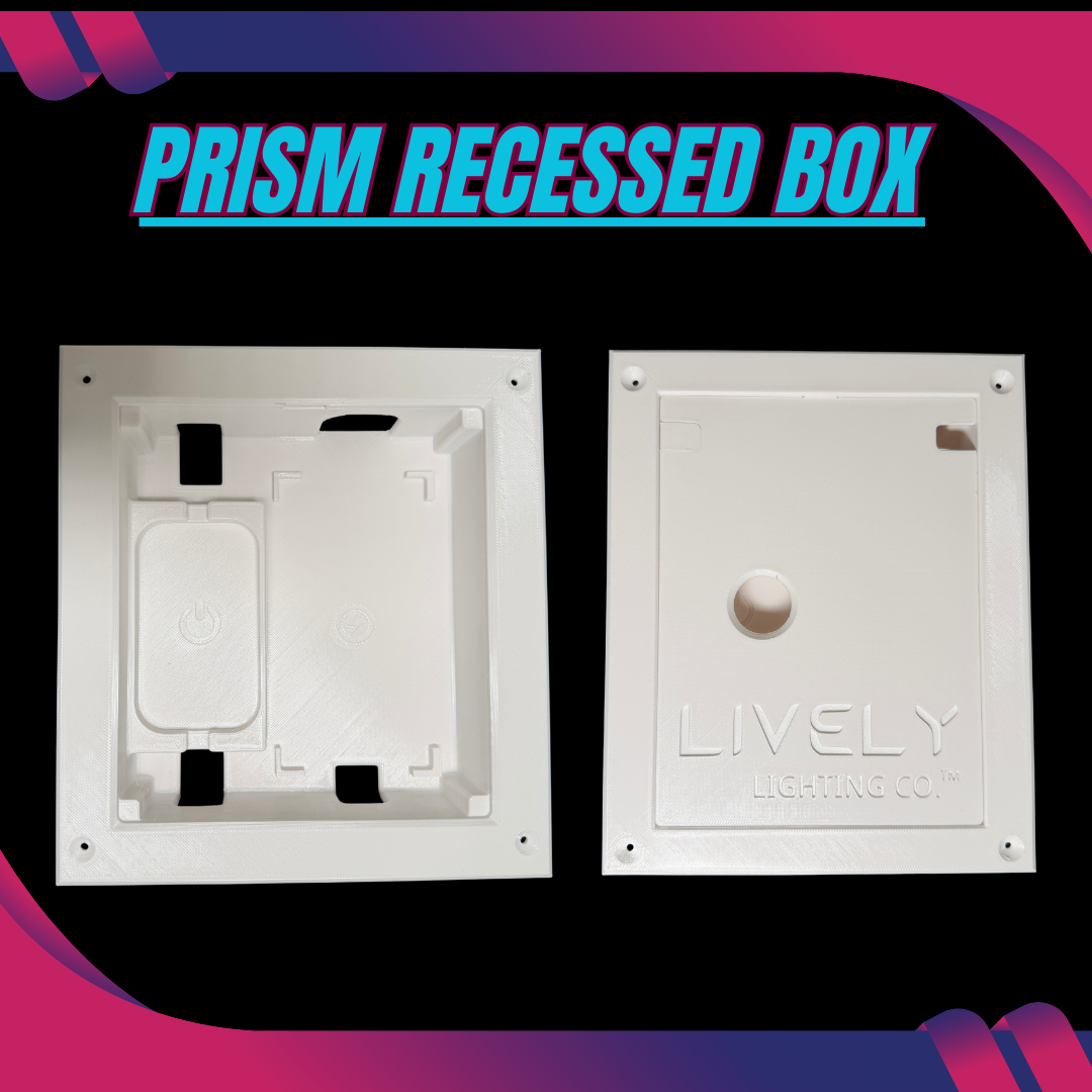 Recessed Power Supply Box For Govee PRISM Permanent Outdoor Lights
