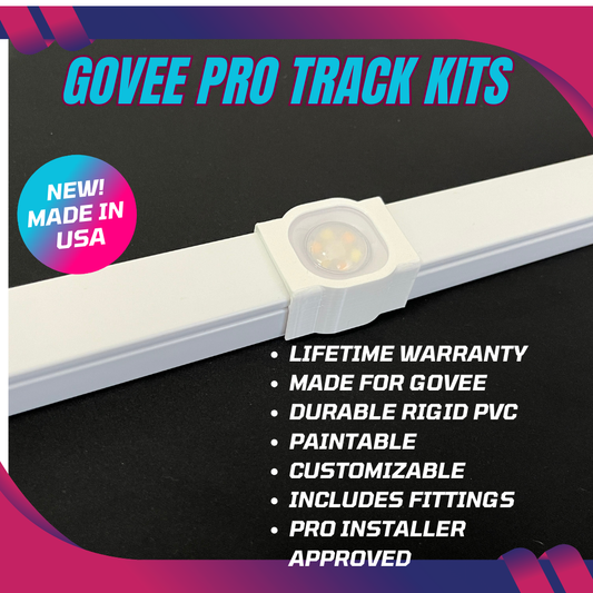 PermTrack Kit for Govee Pro Permanent Outdoor Lights (200ft)