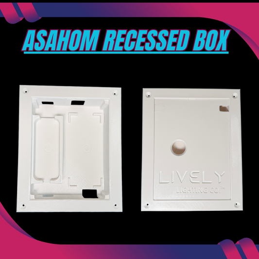 Recessed Power Supply Box For ASAHOM PRO Permanent Outdoor Lights
