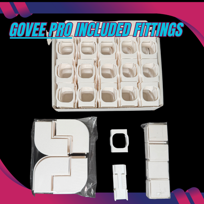 PermTrack Kit for Govee Pro Permanent Outdoor Lights (100ft)