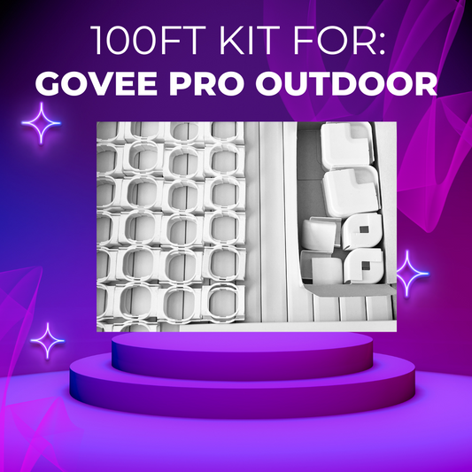 (PRE-ORDER ONLY) PermTrack Kit for Govee Pro Permanent Outdoor Lights (100ft)